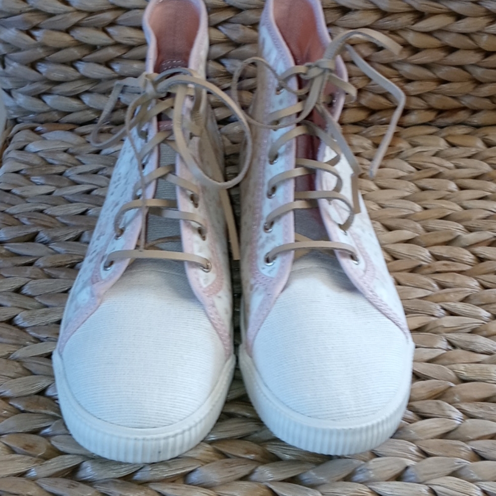 Toms Camarillo Floral High Top Sneakers Size 8 - Picture 3 of 14